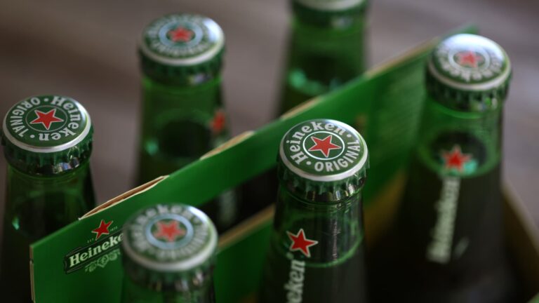 Heineken shares fall 10% after first-half profit miss