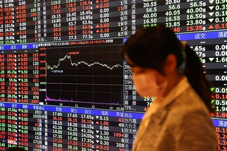 Asian stocks dip on tech losses, Trump comments rattle Taiwan, China