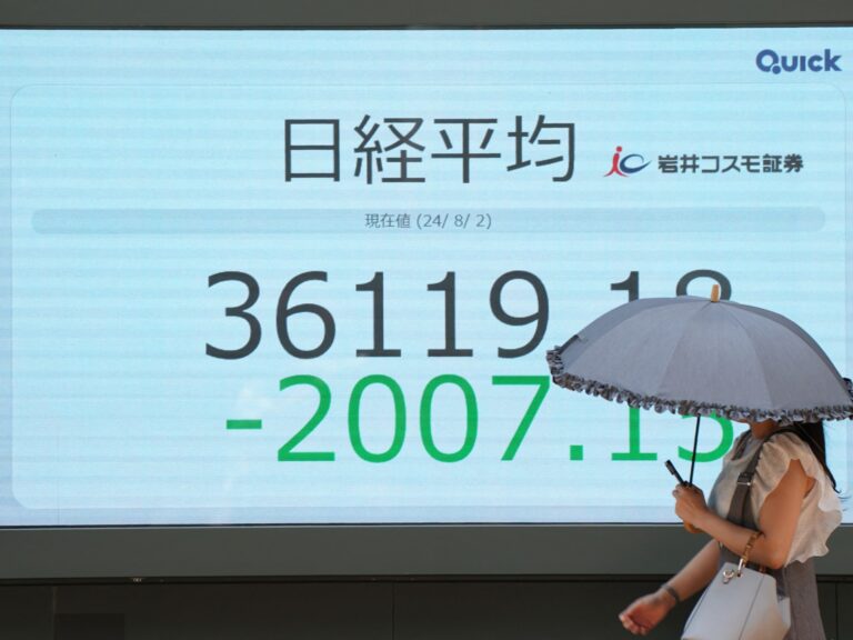 Japan’s stock market plunges over US economy fears | Financial Markets