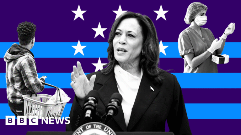What are Kamala Harris’s views on issues like the economy?