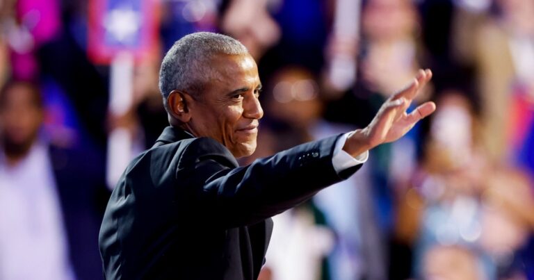 Barack Obama hits the trail for Harris; Trump speaks in Detroit