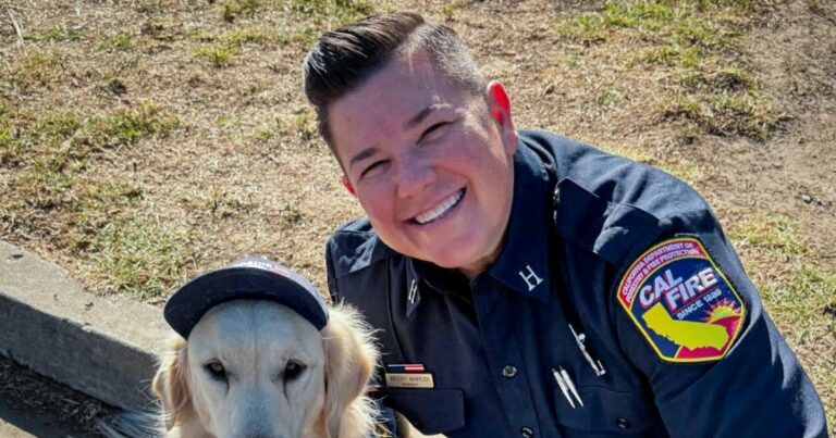 Woman accused of killing her California fire captain wife captured in