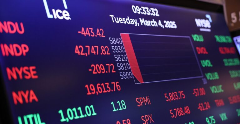 Trump tanks the stock market