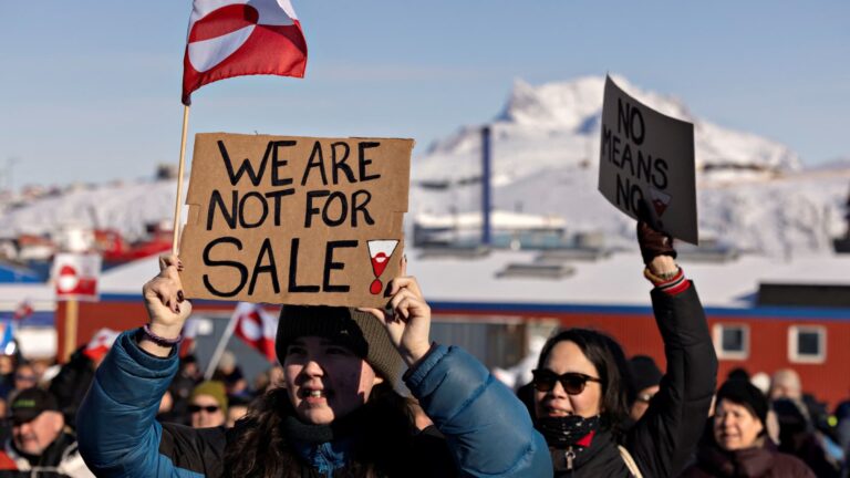 The battle fori Greenland intensifies as Denmark’s PM visits island
