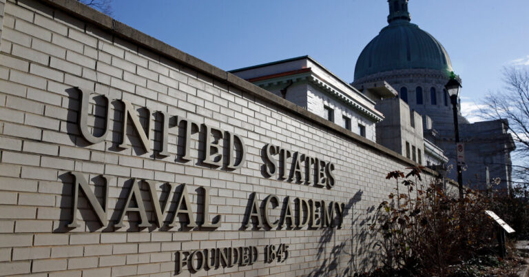 How the U.S. Naval Academy Is Bending the Knee to Trump
