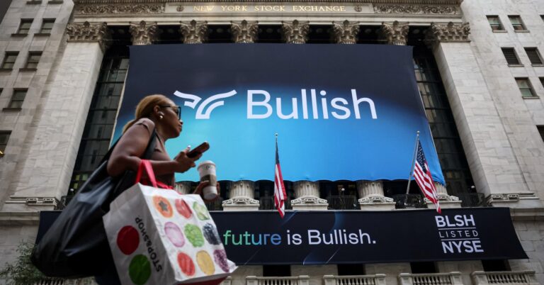 Crypto exchange Bullish valued at nearly $13.2 billion in blowout NYSE