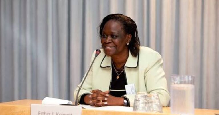 Former Kenyan government official Esther Koimett becomes Middle East Bank’s