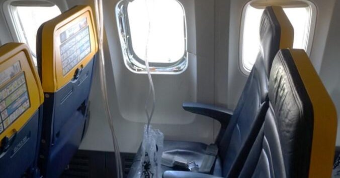 Evidence of bird strike found after Ryanair passenger nearly sucked out of