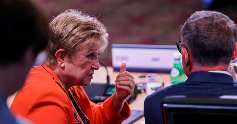 IMF’s Georgieva says rising bond yields threaten progress on developing