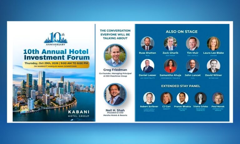 Kabani shares details on 10th Annual Hotel Investment Forum